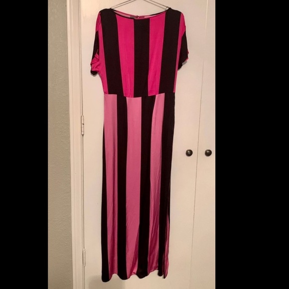 Christopher John Rodgers Pink & Black Dress Size 2 - Picture 5 of 5